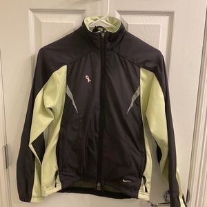 Nike Track Jacket Ladies S 4-6 Breast Cancer Awareness Badge